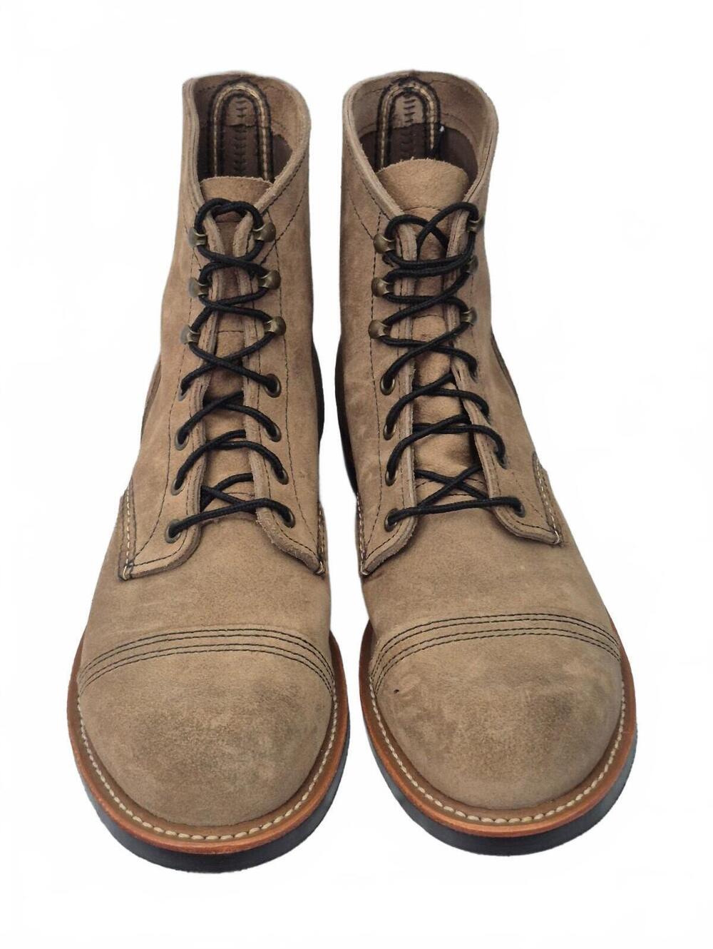 Red Wing Iron Ranger 8083 Hawthorne Muleskinner Roughout Leather Boots – Men’s